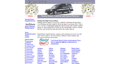 Desktop Screenshot of funeralhomesguide.com